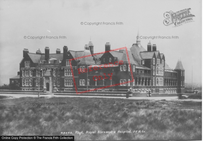 Photo of Rhyl, Royal Alexandra Hospital 1903