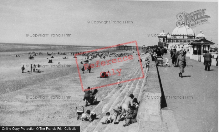 Photo of Rhyl, Sands And Promenade c.1950