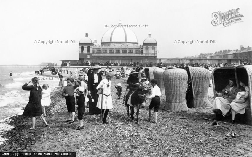 Rhyl, the Beach and the Pier 1913