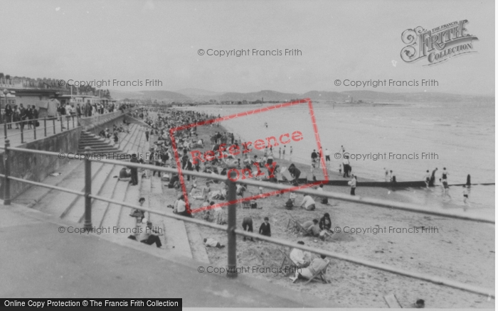 Photo of Rhyl, The Beach c.1965