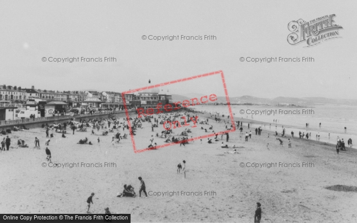 Photo of Rhyl, The Beach c.1965