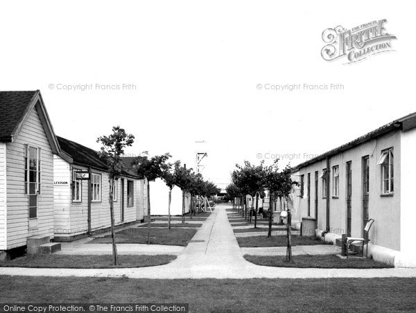Photo of Rhyl, The Chalets, Derbyshire Miners Welfare Holiday Centre c.1960