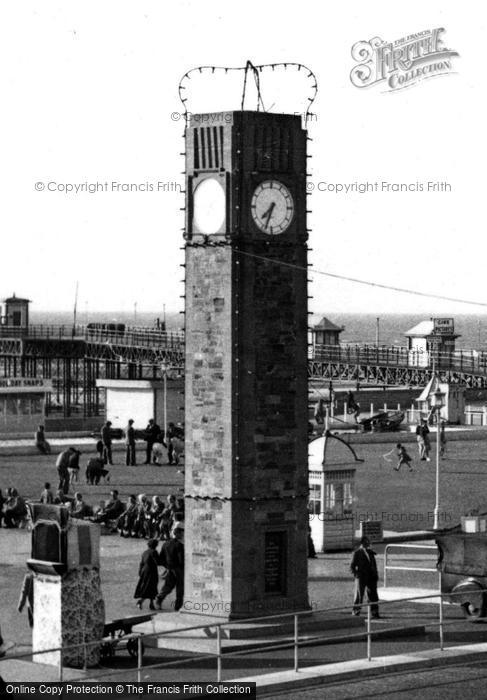 Photo of Rhyl, The Clock Tower c.1955