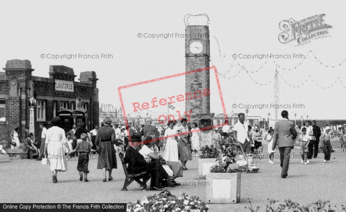 Photo of Rhyl, The Clock Tower  c.1955