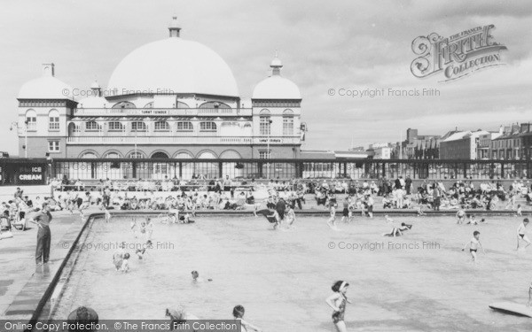 Photo of Rhyl, The Paddling Pool c.1965