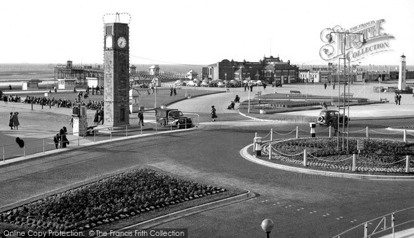 Photo of Rhyl, The Promenade And Pier c.1955