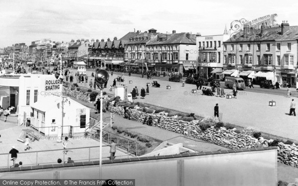 Photo of Rhyl, the Promenade c1955