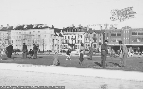Photo of Rhyl, The Putting Green c.1955