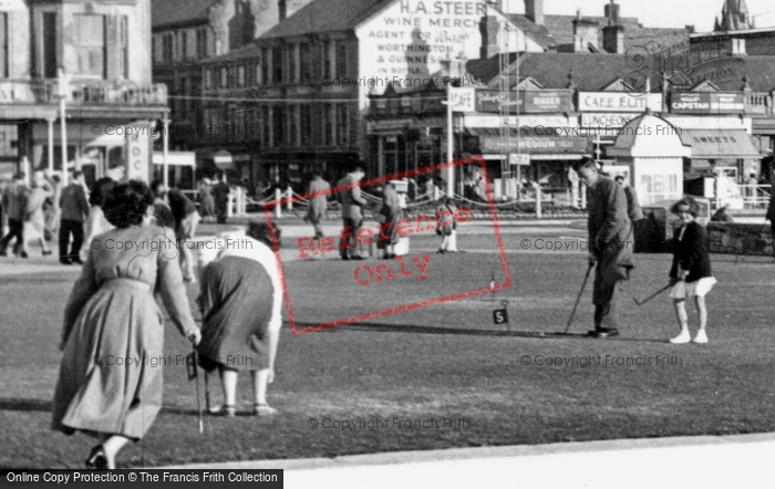 Photo of Rhyl, The Putting Green c.1955