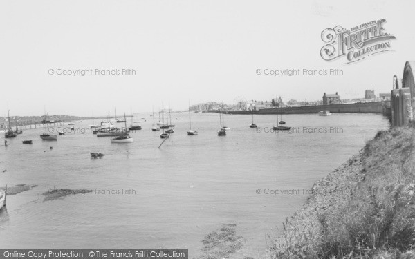 Photo of Rhyl, View From Foryd Bridge c.1955