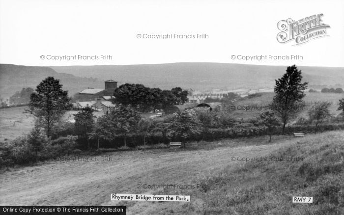 Photo of Rhymney, From The Park c.1950