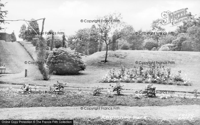 Photo of Rhymney, The Park c.1950