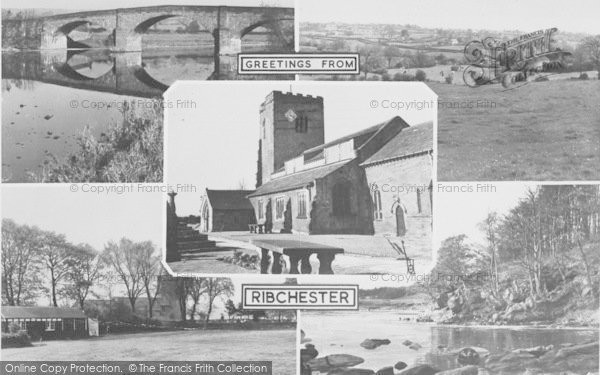 Photo of Ribchester, Composite c.1960