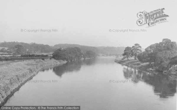 Photo of Ribchester, The River Ribble c.1960