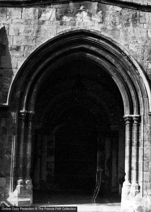Photo of Riccall, Church, Norman Doorway c.1955