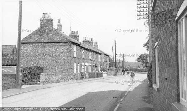 Photo of Riccall, Kelfield Road c.1955