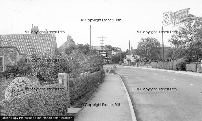 Photo of Riccall, Main Street c.1955