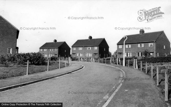 Photo of Riccall, New Crescent c.1955