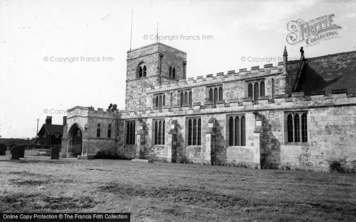 Photo of Riccall, Parish Church Of St Mary c.1955