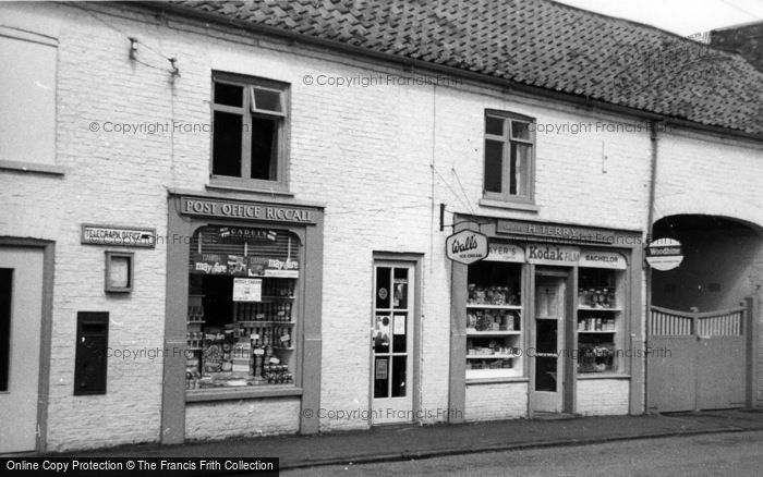 Photo of Riccall, The Post Office c.1955