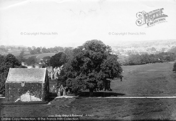 Photo of Richmond, And Easby Abbey 1893
