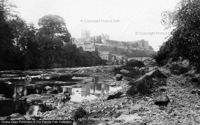 Photo of Richmond, Castle And Bridge 1893