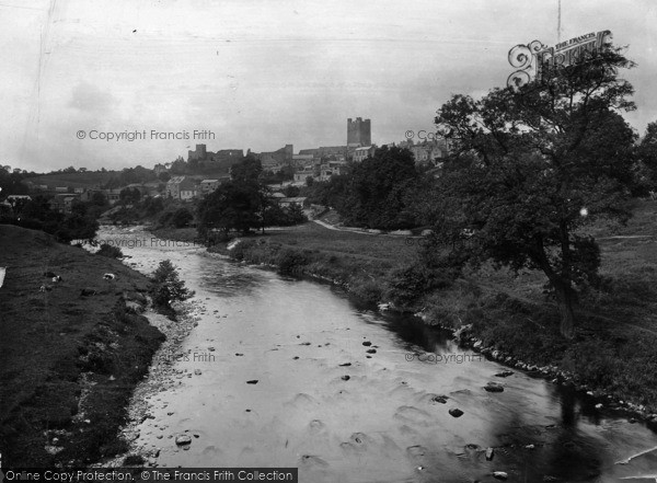 Photo of Richmond, Castle And River 1924