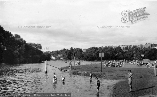 Photo of Richmond, Children Swimming In The River c.1950