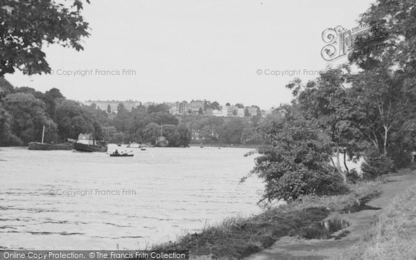 Photo of Richmond, From The River Thames c.1955
