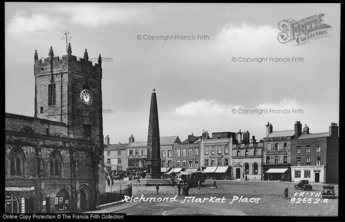 Photo of Richmond, Market Place 1929