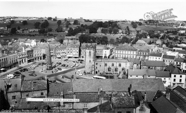 Photo of Richmond, Market Place c.1965