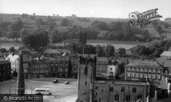 Market Place From The Castle Keep c.1955, Richmond