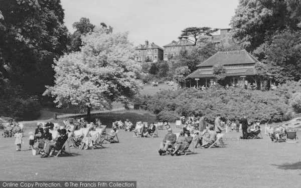 Photo of Richmond, Relaxing In The Terrace Gardens c.1955