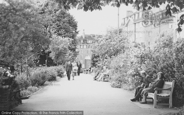 Photo of Richmond, Relaxing On The Terrace c.1955