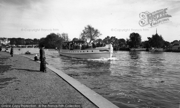 Photo of Richmond, River Boat On The Thames c.1955