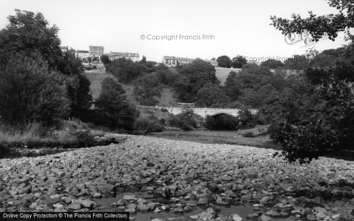Photo of Richmond, River Swale And Bridge c.1960