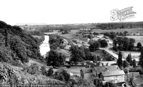 Photo of Richmond, River Swale And Station Bridge c.1960