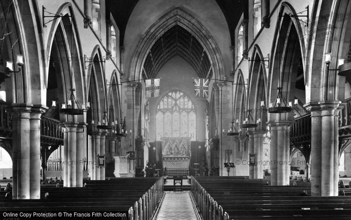 Photo of Richmond, St Mary's Church, Interior 1913