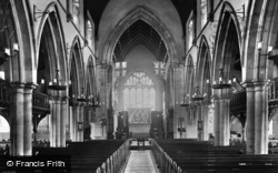 St Mary's Church, Interior 1913, Richmond