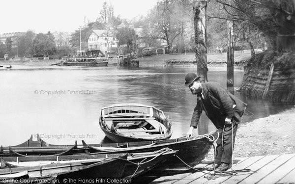 Photo of Richmond, The Boatman 1890