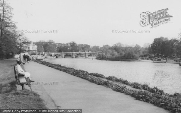 Photo of Richmond, The Bridge And River Thames c.1965