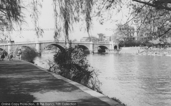 Photo of Richmond, The River Thames And Bridge c.1965