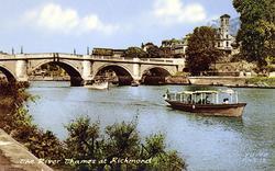 The River Thames c.1950, Richmond