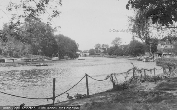 Photo of Richmond, The River Thames c.1955