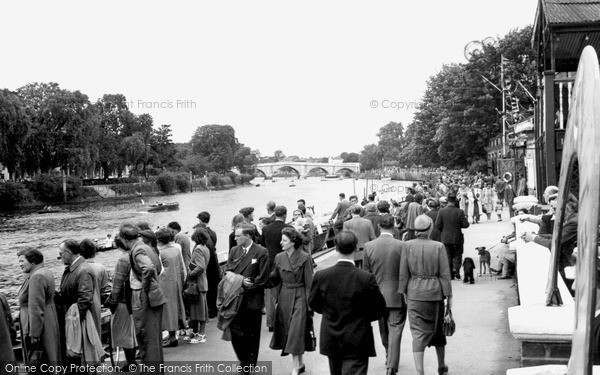 Photo of Richmond, The River Walk c.1947
