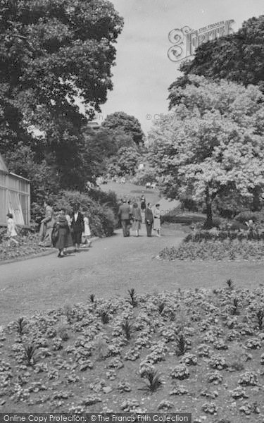 Photo of Richmond, The Terrace Gardens c.1955