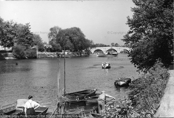 Photo of Richmond, The Thames c.1950
