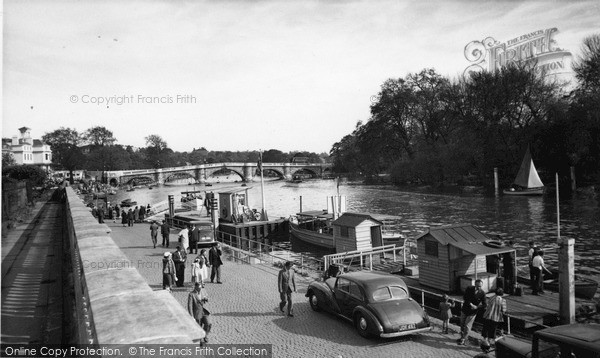 Photo of Richmond, The Thames c.1955