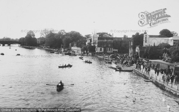 Photo of Richmond, View From The Bridge c.1955