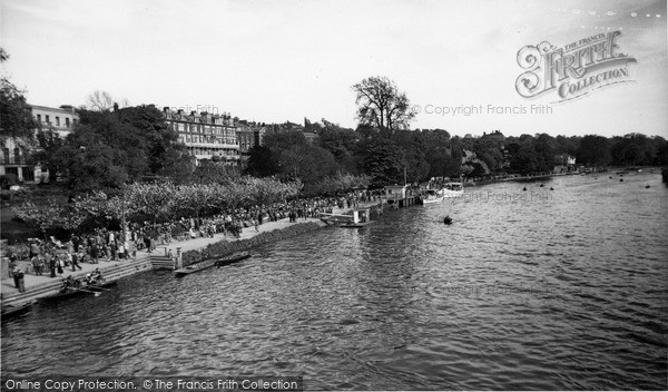 Photo of Richmond, View From The Bridge c.1955